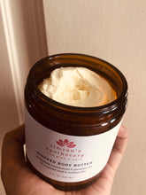 Load image into Gallery viewer, sandalwood, frankincense, geranium whipped hand &amp; body butter
